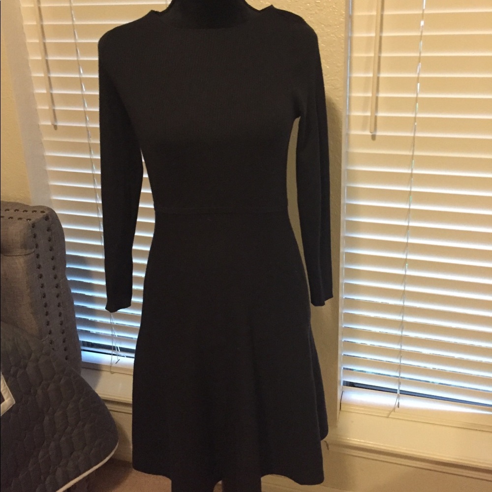 Ann Taylor Black Sweater Dress